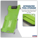 Sealey Composite Creeper with 6 Wheels - Hi-Vis Green SCR80HV