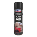 Sealey Gloss Paint 500ml - Black SCS025S