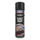 Sealey Satin Paint 500ml - Black SCS028S