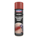 Sealey Oxide Primer Paint 500ml - Red SCS030S