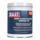 Sealey Clear Silicone Grease Tin 500g SCS102