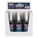Sealey Low Strength Thread Lock 50ml - Pack of 12 SCS222