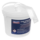 Sealey Hand Wipes Bucket - Pack of 150 SCW3
