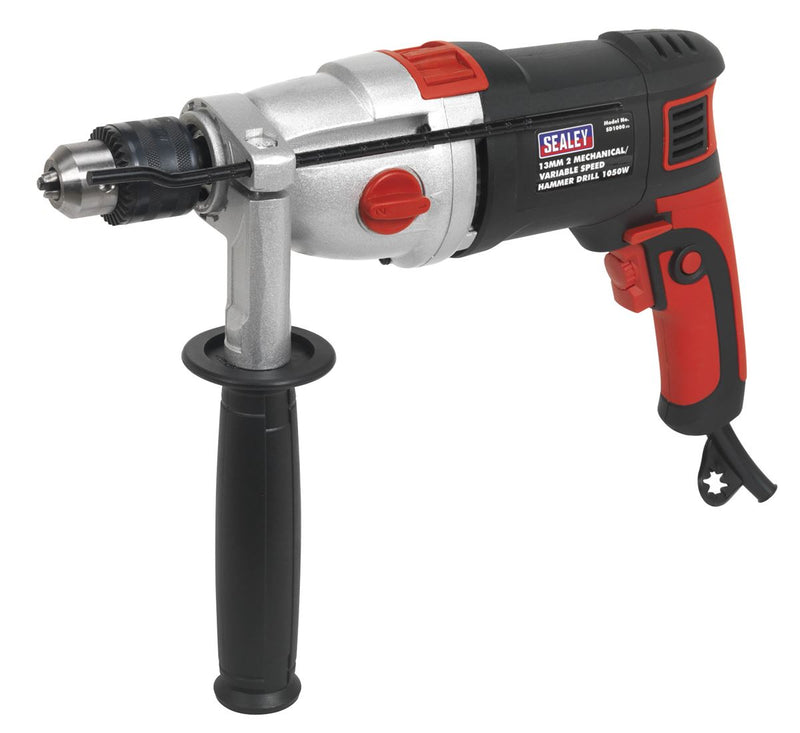 Hammer Drill �13mm 2 Mechanical/Variable Speed 1050W/230V