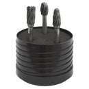 Sealey Tungsten Carbide Rotary Burr Set 3pc - Ripper/Coarse SDBCK3