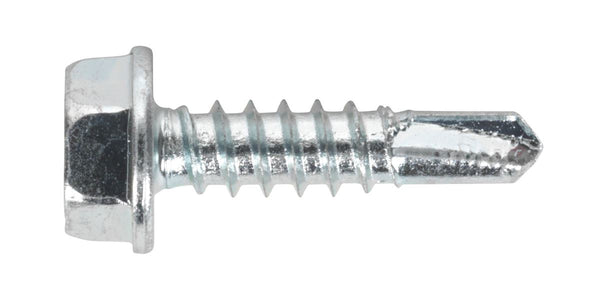 Self-Drilling Screw 4.8 x 19mm Hex Head Zinc Pack of 100