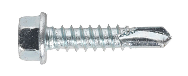 Self-Drilling Screw 5.5 x 25mm Hex Head Zinc Pack of 100