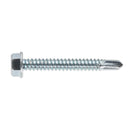 Sealey Zinc Plated Self-Drilling Hex Head Screw 6.3 x 50mm - Pack of 100 SDHX6350