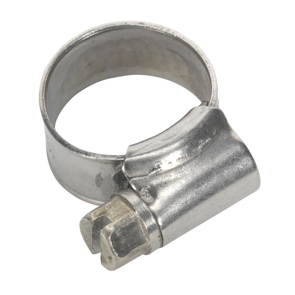 Hose Clip Stainless Steel �10-16mm Pack of 10