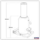 Sealey Bottle Jack 50 Tonne SJ50