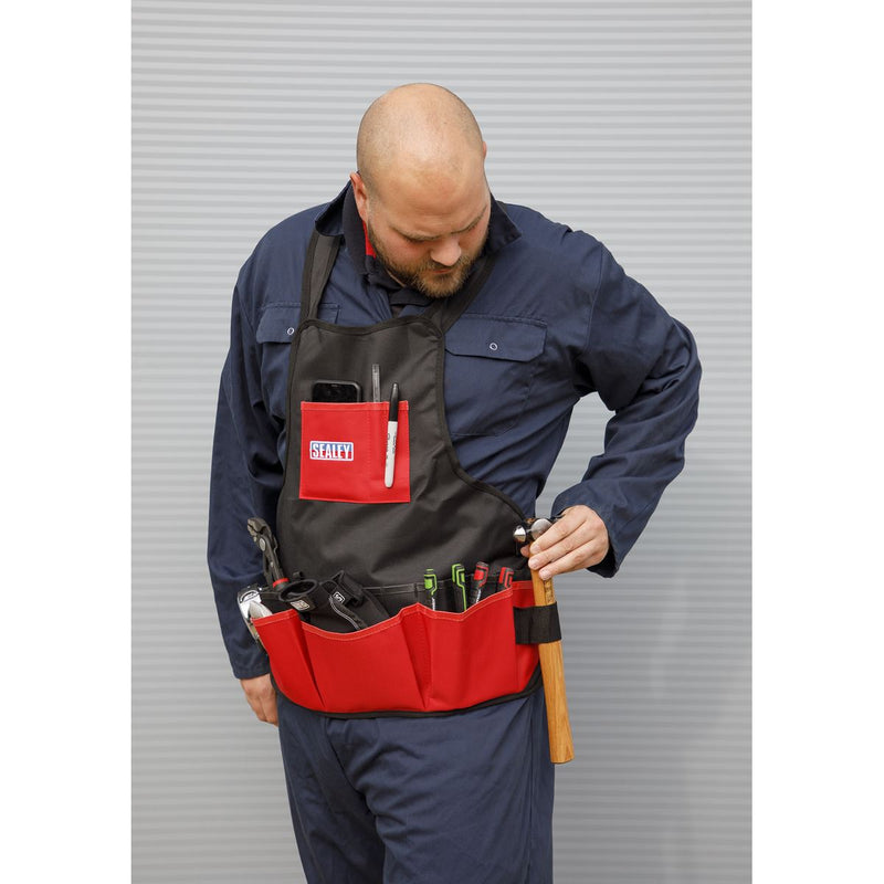 Mechanic's Tool Apron 16-Pocket