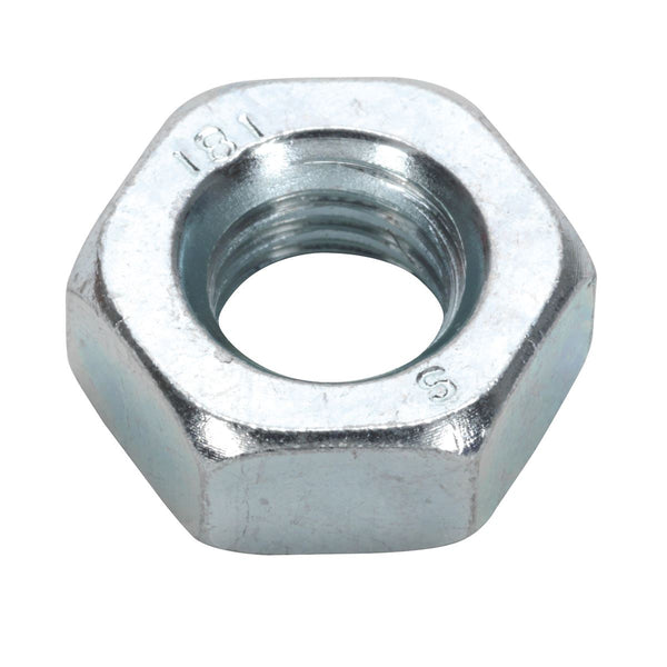 Steel Nut DIN 934 - M10 Zinc Pack of 100