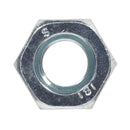 Sealey Zinc Plated Steel Nut M10, DIN 934 - Pack of 100 SN10