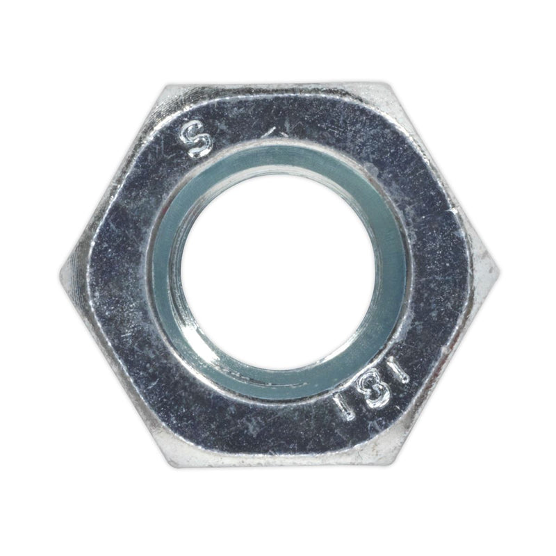 Steel Nut DIN 934 - M10 Zinc Pack of 100