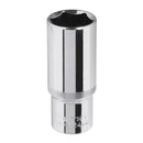 Sealey Premier Fully Polished Deep Socket 1/2"Sq Drive 24mm SP1224D