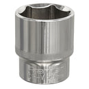 Sealey Premier Fully Polished Socket 1/2"Sq Drive 29mm SP1229