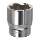 Sealey Premier Fully Polished Socket 1/2"Sq Drive 30mm SP1230