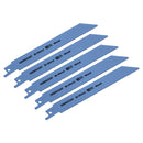Sealey Reciprocating Saw Blade for Metal 150mm 24tpi - Pack of 5 SRBR622AF