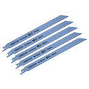 Sealey Reciprocating Saw Blade for Metal 230mm 24tpi - Pack of 5 SRBR922AF