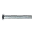Sealey 8.8 Zinc Plated HT Setscrew M10 x 80mm, DIN 933 - Pack of 25 SS1080