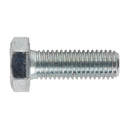 Sealey 8.8 Zinc Plated HT Setscrew M12 x 35mm, DIN 933 - Pack of 25 SS1235