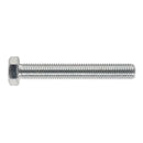 Sealey 8.8 Zinc Plated HT Setscrew M14 x 100mm, DIN 933 - Pack of 10 SS14100