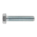 Sealey 8.8 Zinc Plated HT Setscrew M14 x 70mm, DIN 933 - Pack of 10 SS1470
