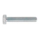 Sealey 8.8 Zinc Plated HT Setscrew M14 x 80mm, DIN 933 - Pack of 10 SS1480