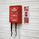 Sealey Worksafe&reg; Fire Blanket, Rigid Plastic Safety Sign - Pack of 10 SS53P10