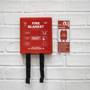 Sealey Worksafe&reg; Fire Blanket Safety Sign, Self-Adhesive Vinyl - Pack of 10 SS53V10