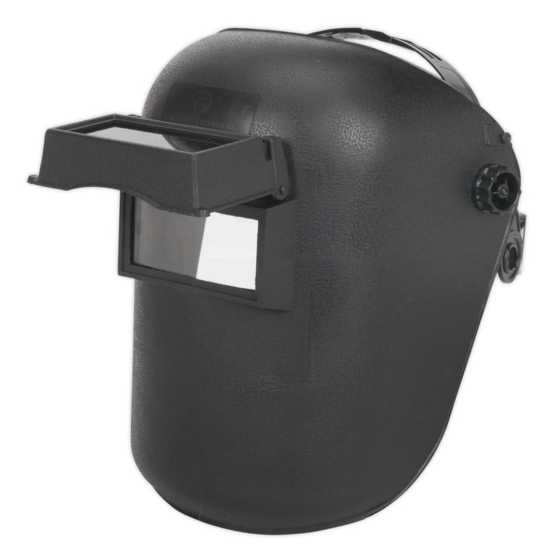 Welding Head Shield 2" x 4-1/4" - Shade 10 Lens