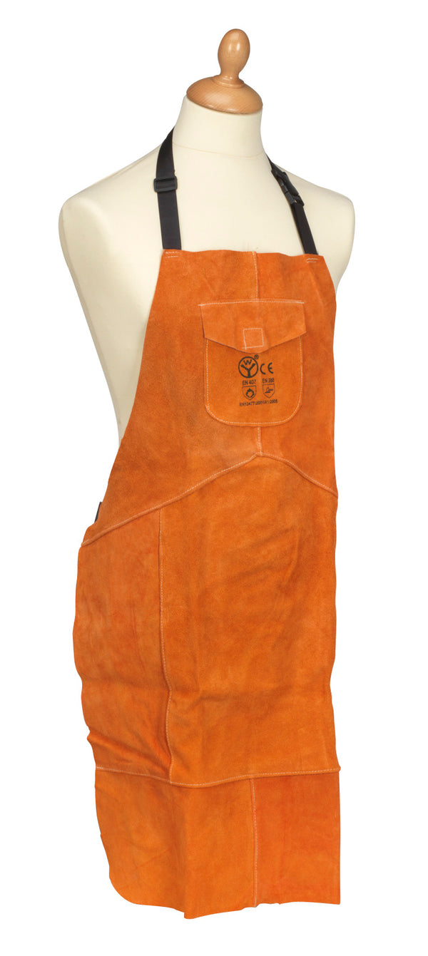 Leather Welding Apron Heavy-Duty