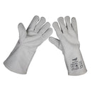 Sealey Worksafe Heavy-Duty Leather Lined Welding Gauntlets, Extra-Large - Pair SSP151