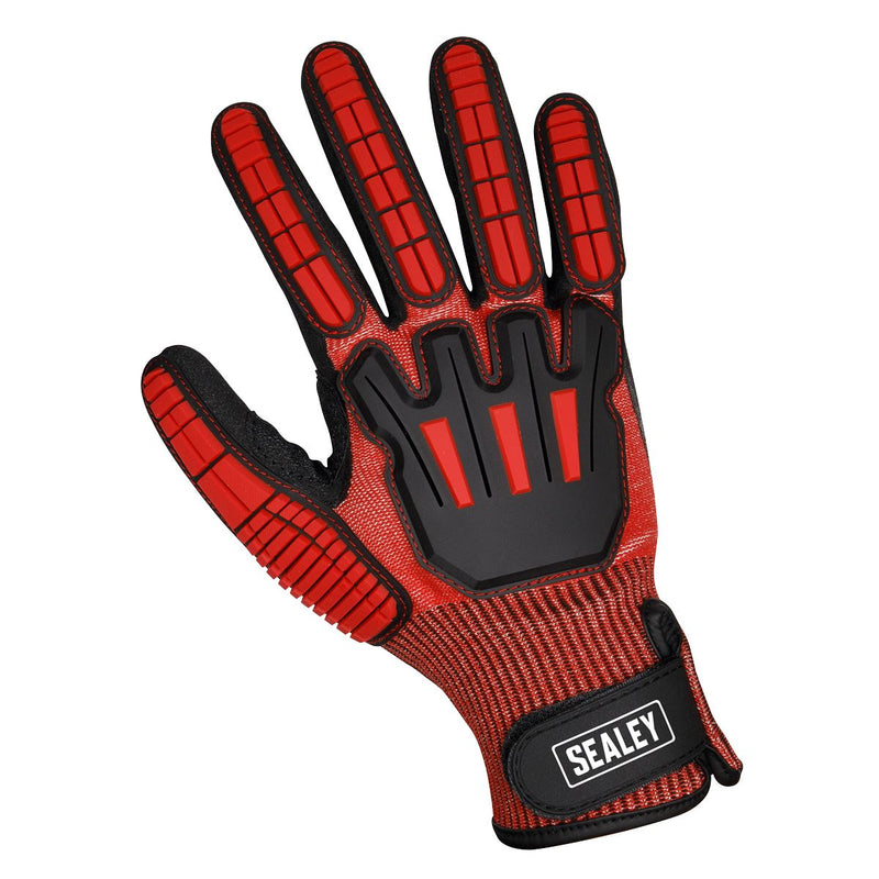 Cut & Impact Resistant Gloves - Large - Pair