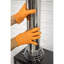 Sealey Diamond Grip Extra-Thick Nitrile Powder-Free Gloves, Orange, X-Large - Pack of 50 SSP56XL