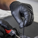 Sealey Diamond Grip Extra-Thick Nitrile Powder-Free Gloves, Black, X-Large - Pack of 50 SSP57XL