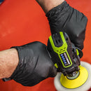 Sealey Diamond Grip Extra-Thick Nitrile Powder-Free Gloves, Black, X-Large - Pack of 50 SSP57XL