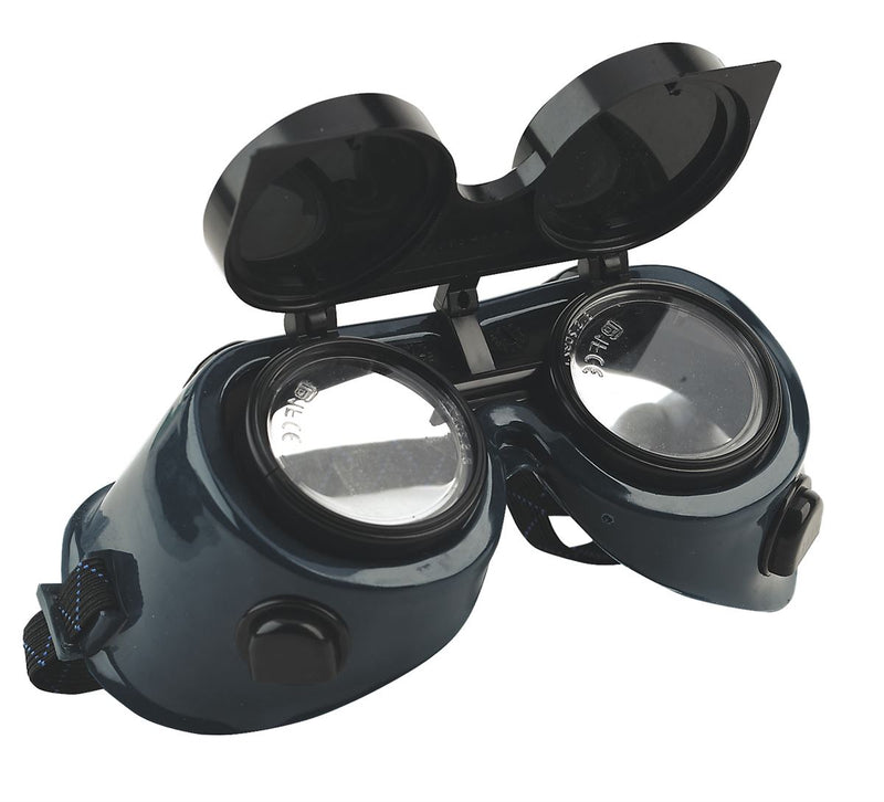 Gas Welding Goggles with Flip-Up Lenses