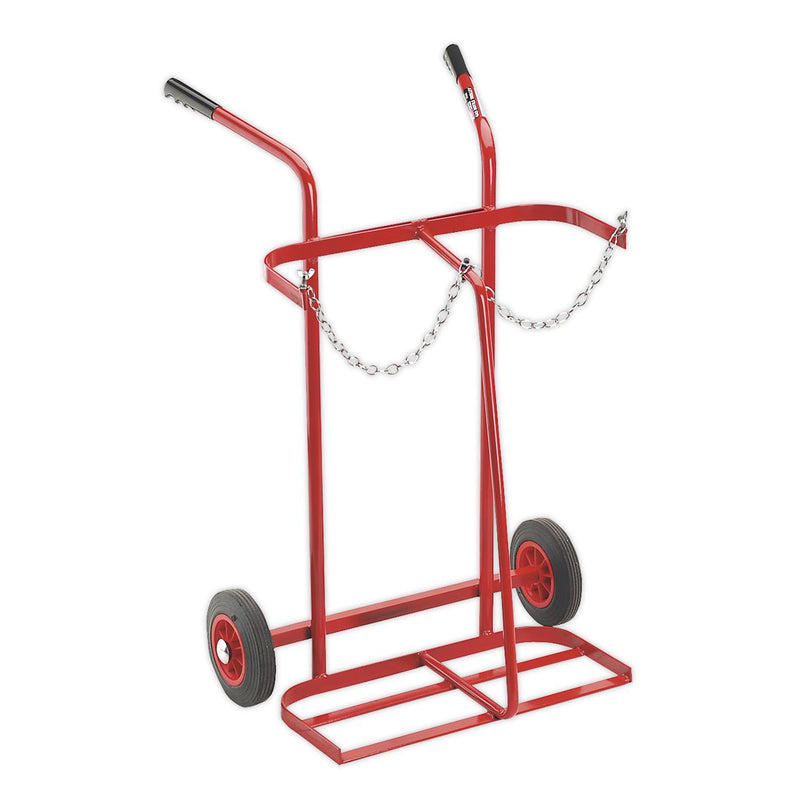 Welding Bottle Trolley - 2 Bottle