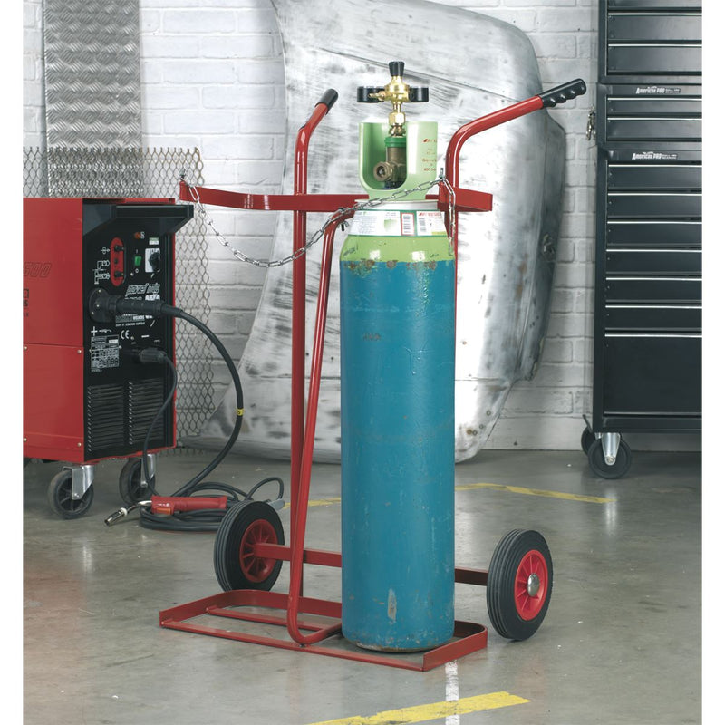 Welding Bottle Trolley - 2 Bottle