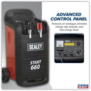 Sealey 12/24V Starter/Charger 660/100A 230V START660