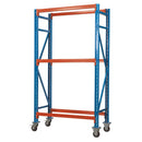 Sealey 2-Level Mobile Tyre Rack 200kg Capacity Per Level STR007