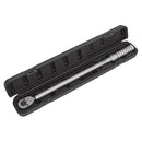 Sealey Premier Calibrated Micrometer Style Torque Wrench 1/2"Sq Drive 60-340Nm STW704