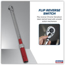 Sealey Premier Calibrated Micrometer Torque Wrench 1/2"Sq Drive 60-330Nm STW905