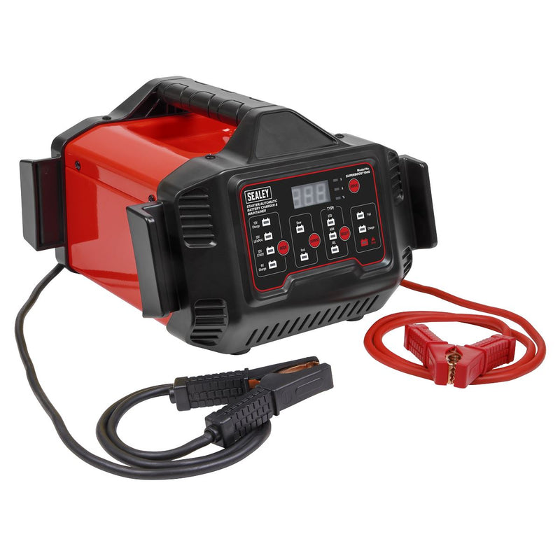 Sealey 6/12V Automatic Battery Charger & Maintainer 150A Starter/15A SUPERBOOST150D