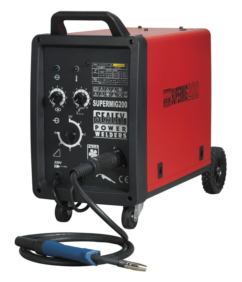 Professional MIG Welder 200A 230V with Binzel&reg; Euro Torch