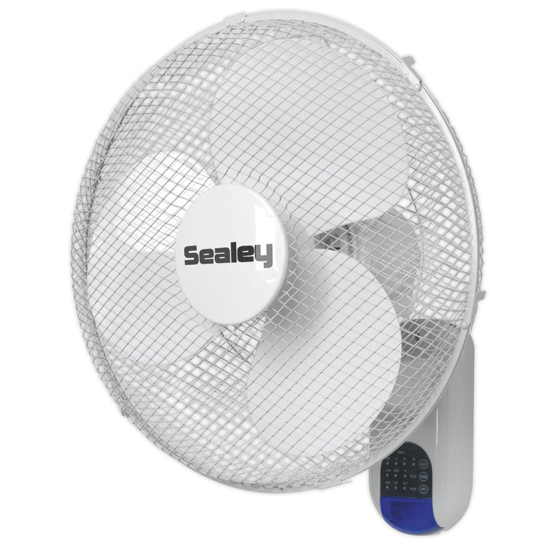 Sealey 3-Speed Wall Fan with Remote Control 16" 230V SWF16WR