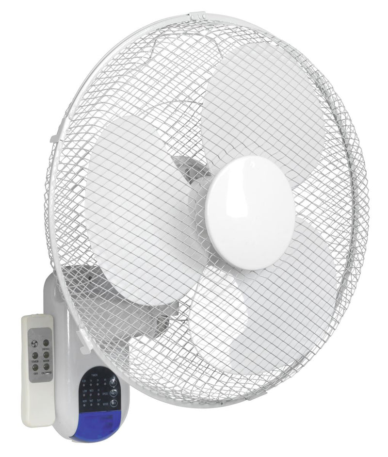 Sealey 3-Speed Wall Fan with Remote Control 16" 230V SWF16WR