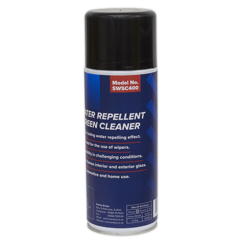 Windscreen Cleaner, Water Repellent 400ml