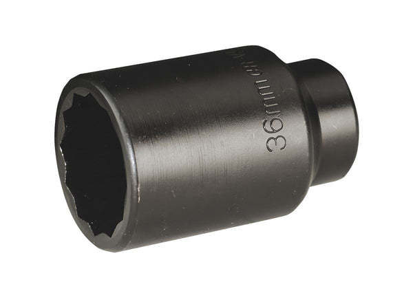 Impact Socket 36mm Bi-Hex Deep 1/2"Sq Drive